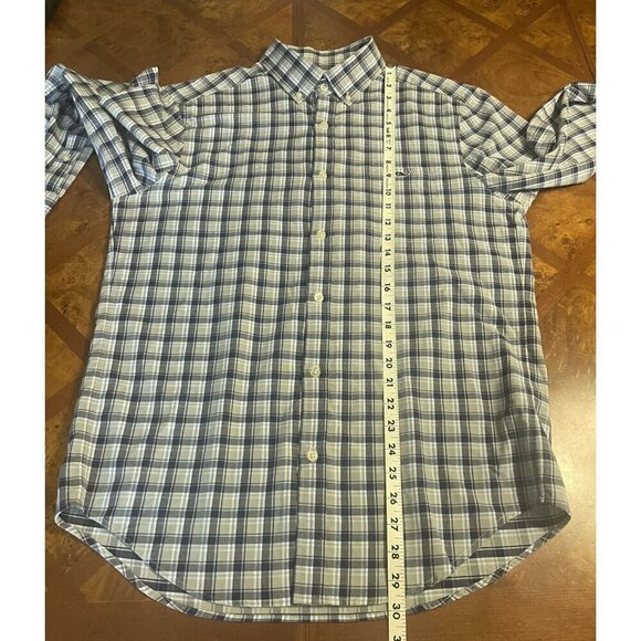 Vineyard Vines Performance Classic Fit Tucker Button Down Shirt Men's Sz M Plaid - Picture 10 of 11